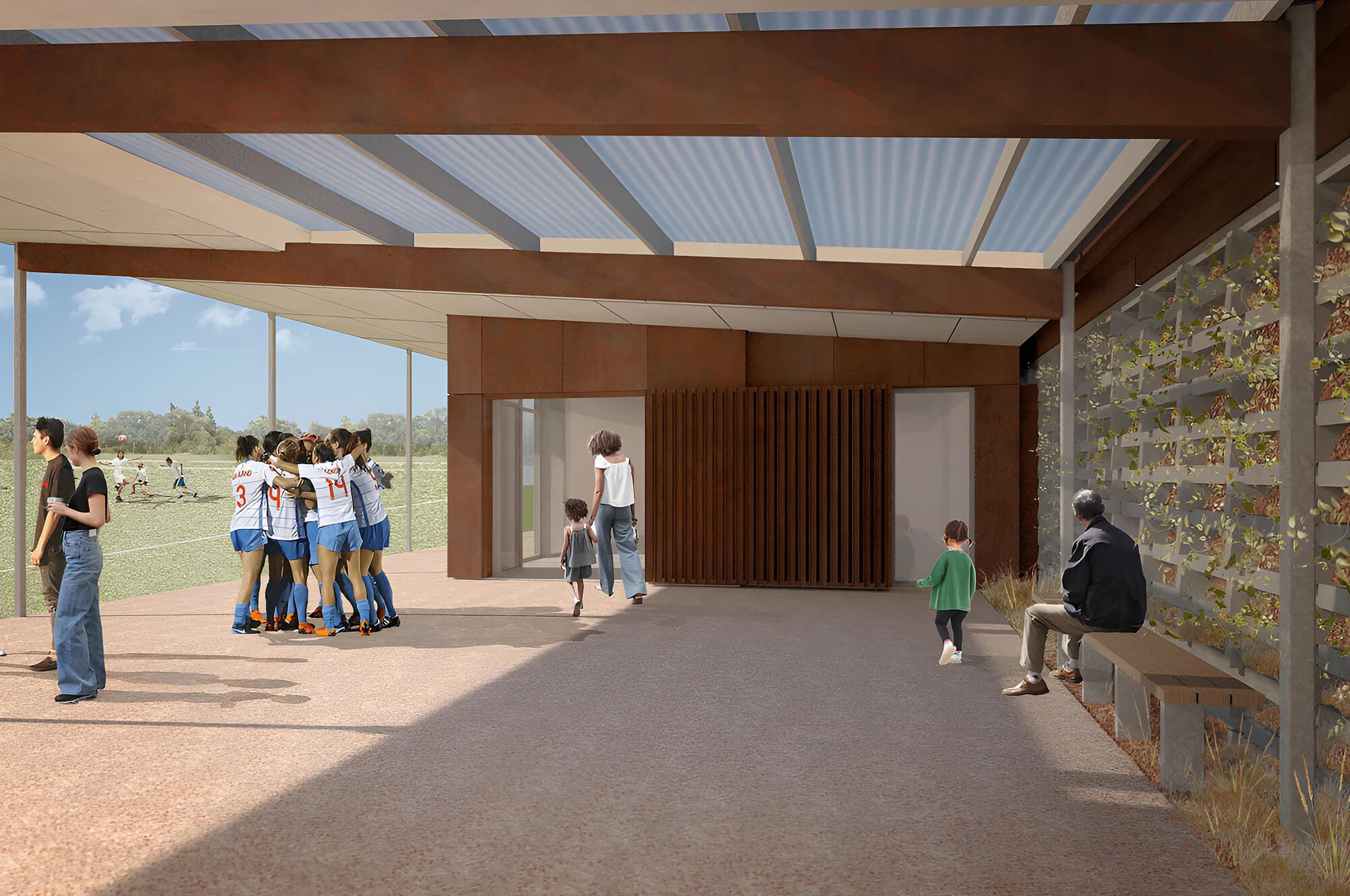 Ken Birdsey Park Sports Pavilion - Sam Crawford Architects