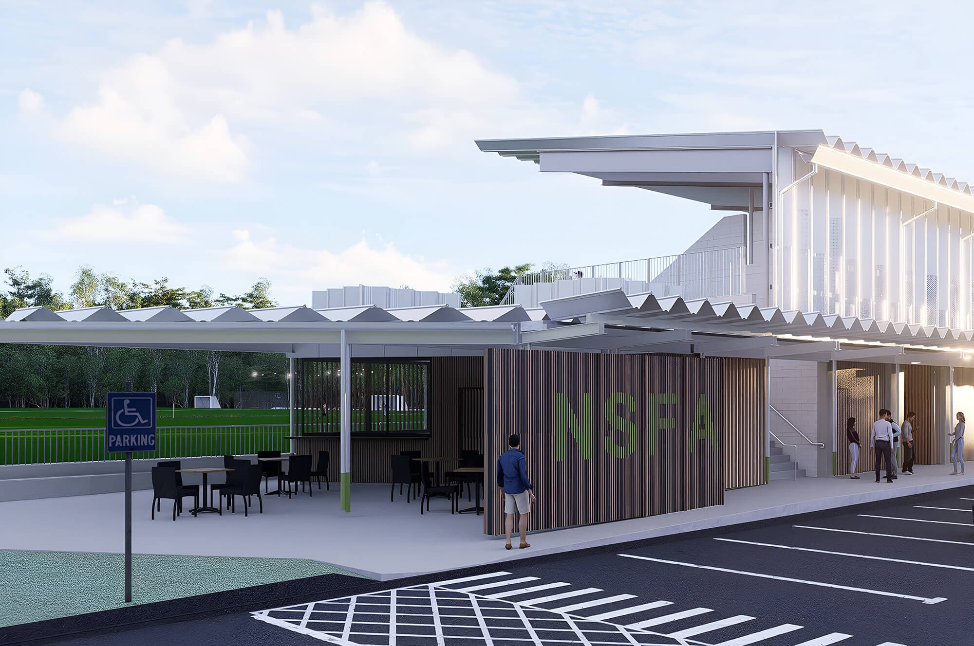 Northern Suburbs Football Association Sports Pavilion - Sam Crawford Architects