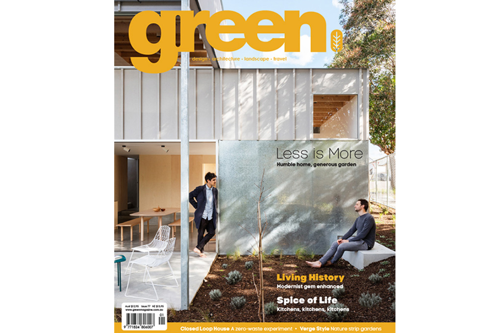 Scotland Island House II featured in Green Magazine